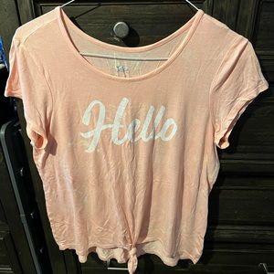 Girls pink tshirt